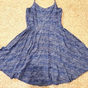 Navy spaghetti strap dress